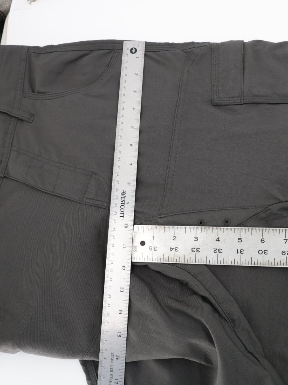 PrAna Pants Men's 28 Zion Stretch Relaxed Fit Belted Performance Hiking Roll Up - Picture 8 of 13